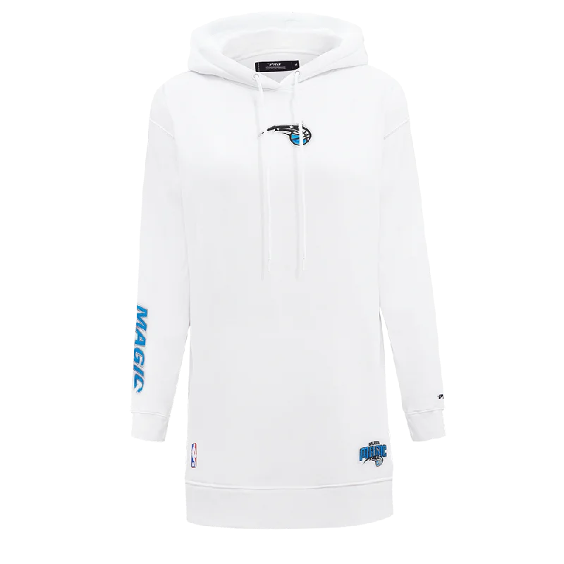 NBA ORLANDO MAGIC CLASSIC WOMEN'S HOODIE DRESS (WHITE)