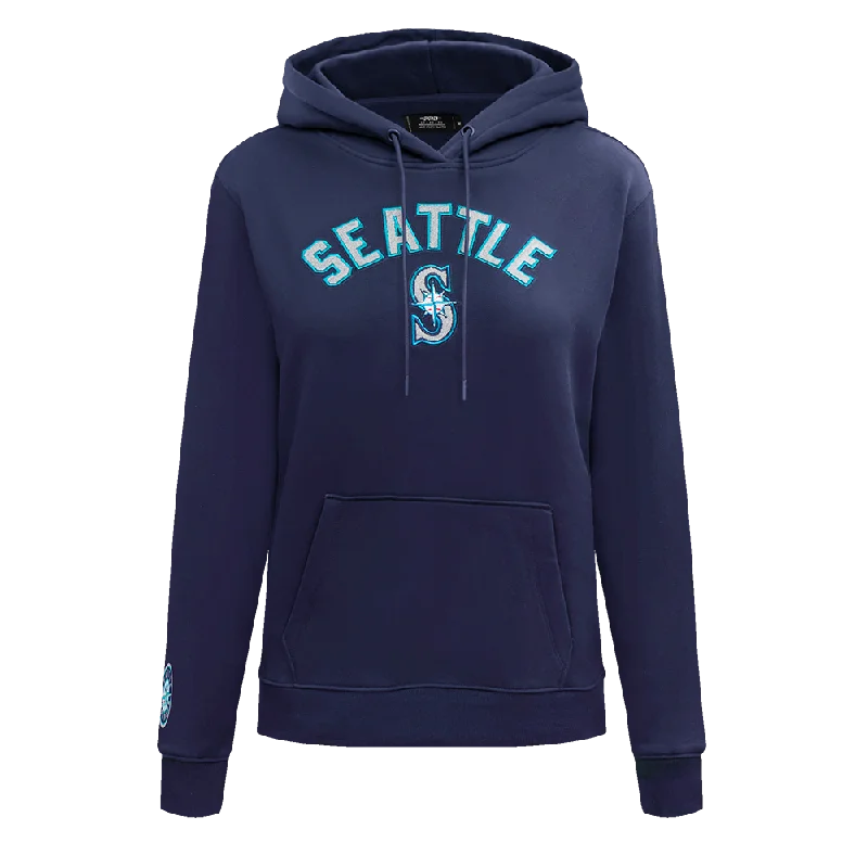 MLB SEATTLE MARINERS CLASSIC WOMEN'S PO HOODIE (MIDNIGHT NAVY)