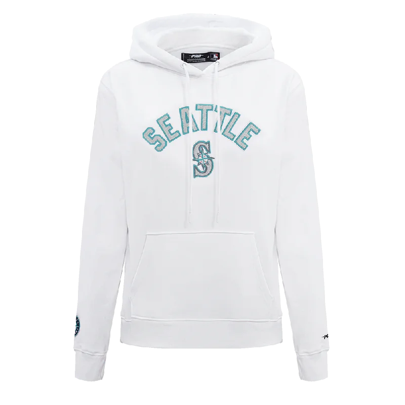 MLB SEATTLE MARINERS CLASSIC WOMEN'S PO HOODIE (WHITE)