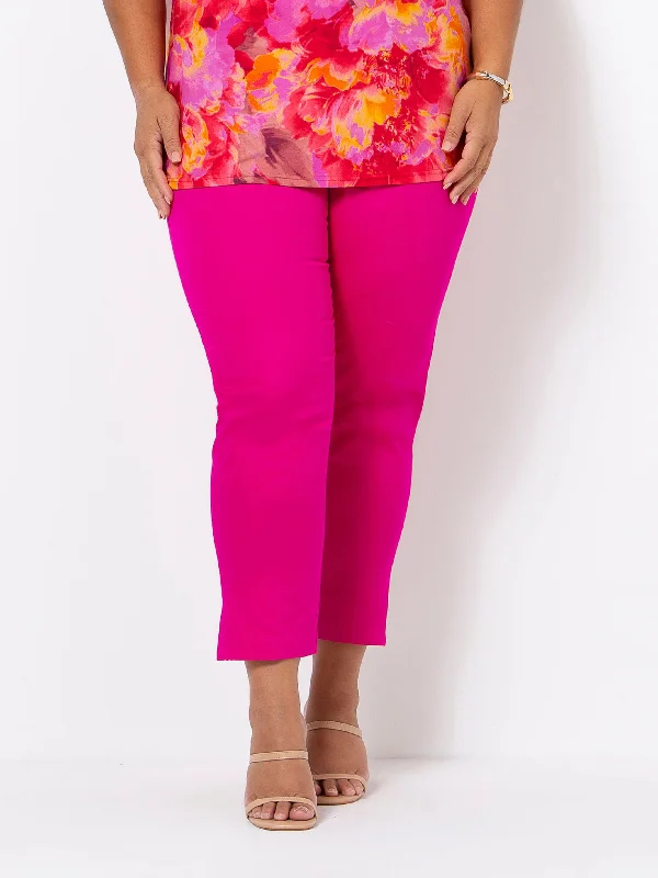 Cerise 7/8 Sateen Pant