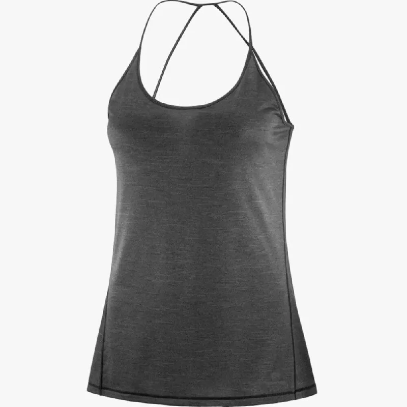 Salomon Womens Comet Tank Black