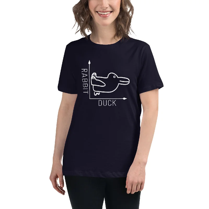 Rabbit-Duck Illusion - Duck Edition - Women's T-Shirt