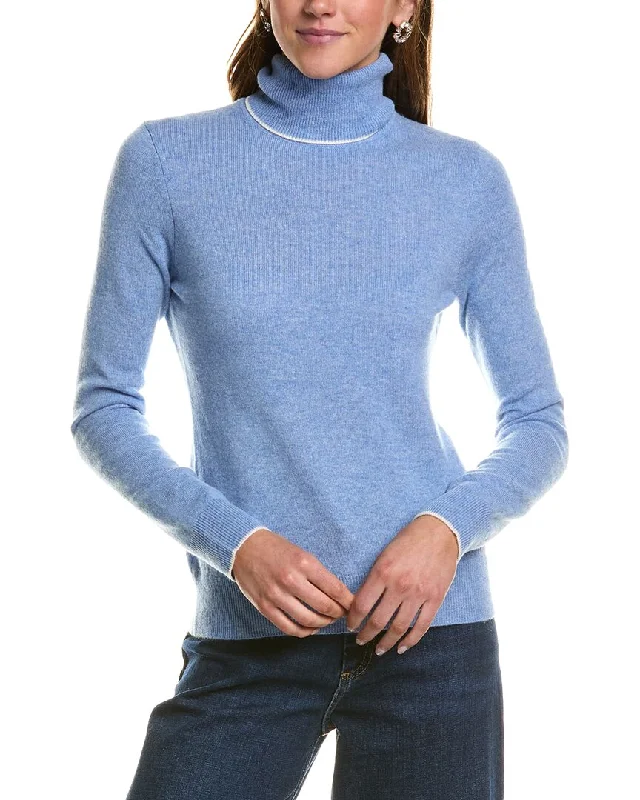 InCashmere Turtleneck Cashmere Sweater