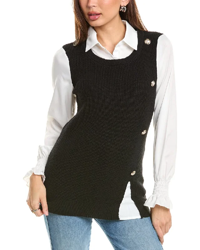 Nanette Nanette Lepore Twofer Sweater