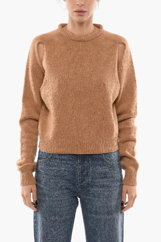 RAMAEL Cashmere Sweater with Cut Out Detailing