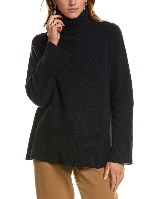 Reiss Edina Relaxed Wool & Cashmere-Blend Roll Neck Sweater