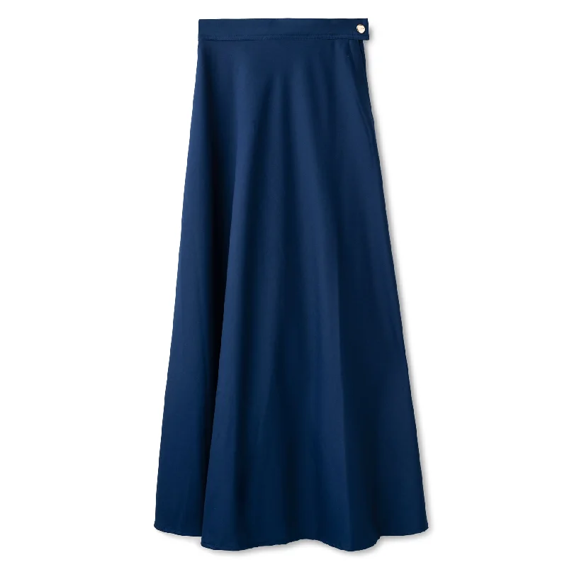 Basic Circle Skirt In: Blue