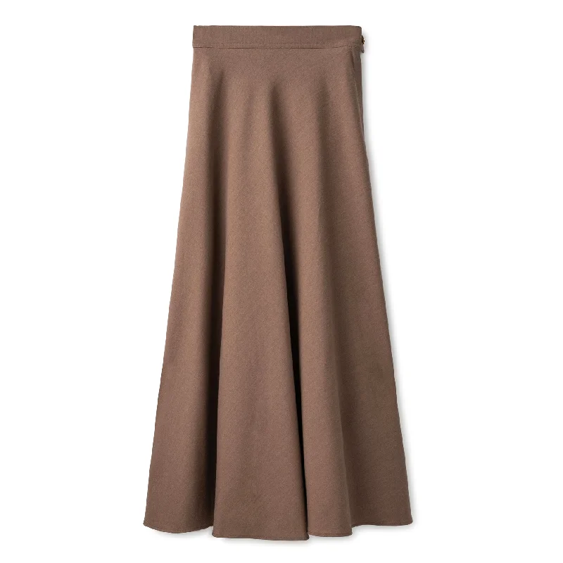 Basic Circle Skirt In: Heather Oat