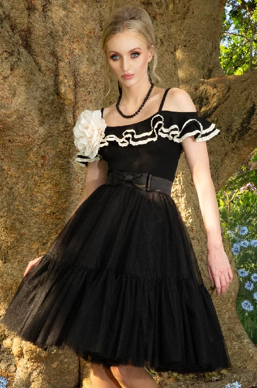 Elysian Tulle Skirt  (Black)