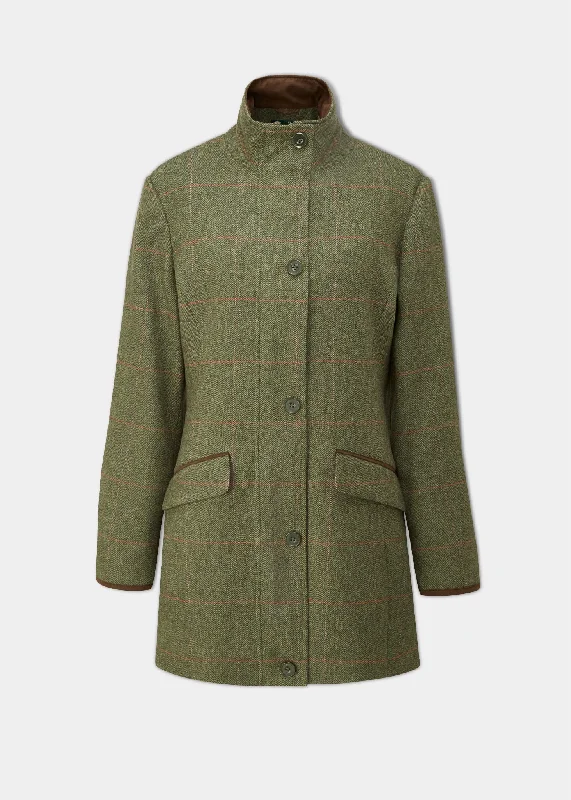 Combrook Ladies Tweed Field Jacket In Heath - Regular Fit