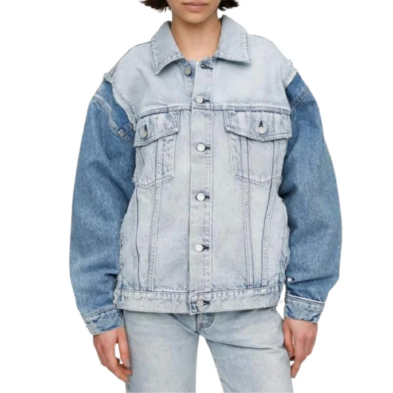 Remake Trucker Jacket In Medium Wash