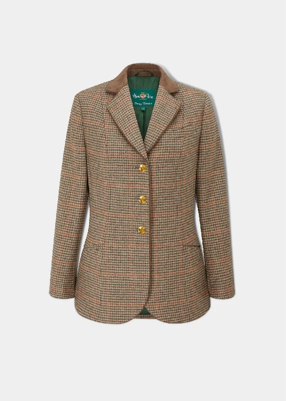 Surrey Ladies Tweed Blazer In Sycamore - Regular Fit