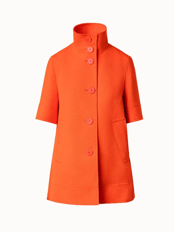 Wool Tricotine Carcoat